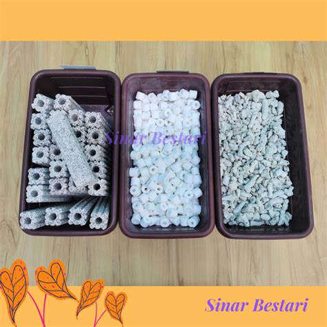 Coral Stone Aquarium Fish Tank Filter Media Nano Pillar Ikan 珊瑚石 bio Batu Karang shirmp neon ...