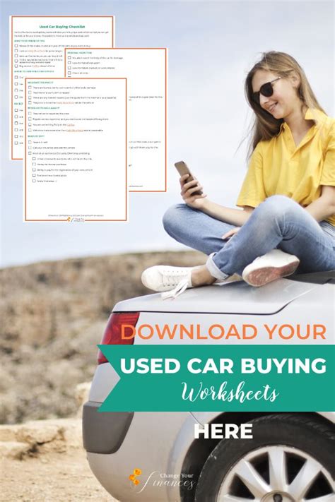 Free Used Car Buying Checklist Your Essential Guide