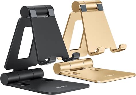 Amazon Nulaxy Pack Dual Folding Cell Phone Stand Fully