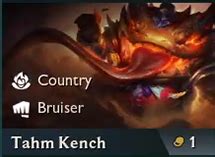 Tahm Kench Tft Au Set Sort Stats Origine Et Classe Breakflip