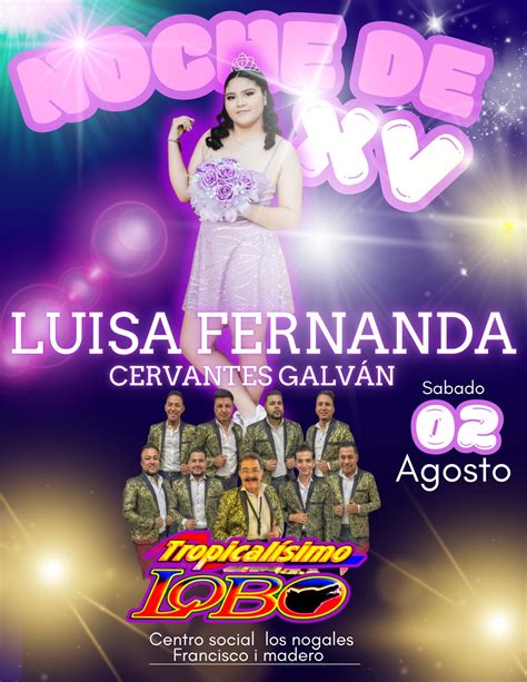 TROPICALISIMO - 💒 XV años de LUISA FERNANDA👸🏻 📍. FRANCISCO I MADERO 🗒️