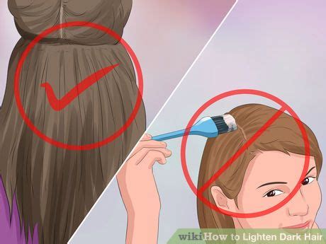 How To Lighten Dark Hair With Pictures Wikihow Lightening Dark