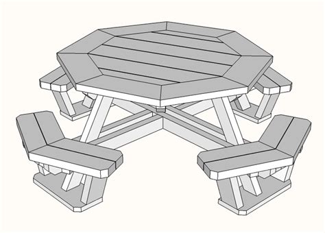 Kids octagon picnic table plans » Famous Artisan