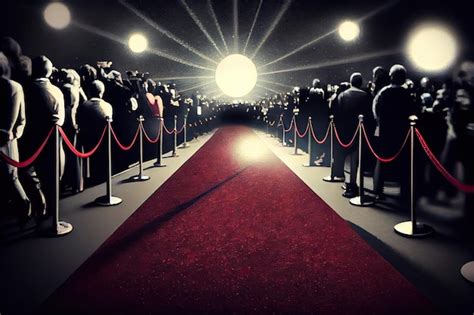 Red Carpet With Paparazzi