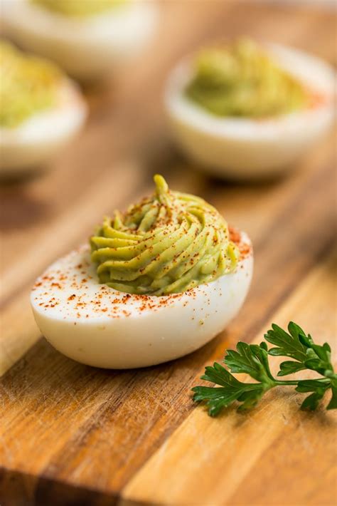 Avocado Deviled Eggs