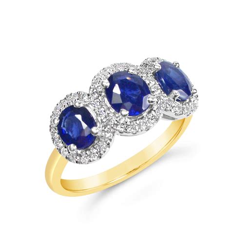 Three Sapphire And Diamond Ring Max Wilson Diamond Jewellers