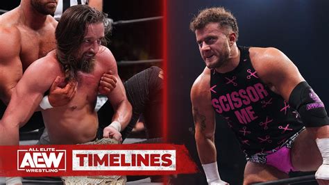 The History Of Aew World And Roh Tag Champion Mjf Vs Bullet Club Golds