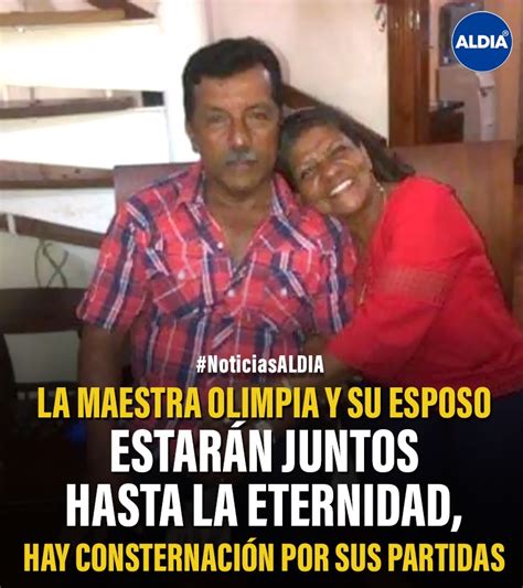 Aldia Noticias On Twitter La Maestra Olimpia Villarreal Y Su Esposo