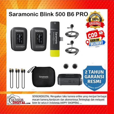 Jual Saramonic Blink 500 B6 Pro Wireless Microphone System B 6 Pro