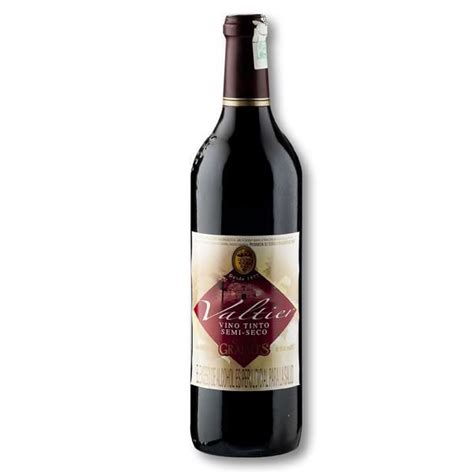 Vino Tinto Valtier Semiseco Grajales X 750 Ml Elías Acosta Y Cía