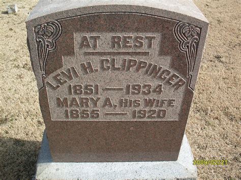 Levi Hoch Clippinger Memorial Find A Grave