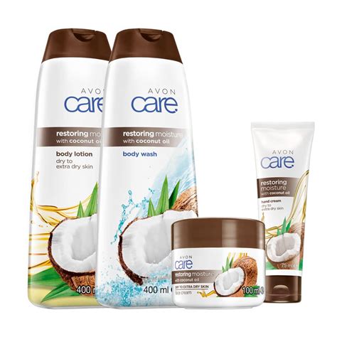 Pack Avon Care Com Óleo De Coco Medil Cosméticos