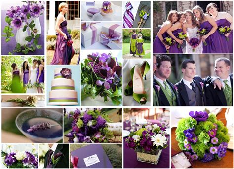 Mint Green And Purple Wedding Theme