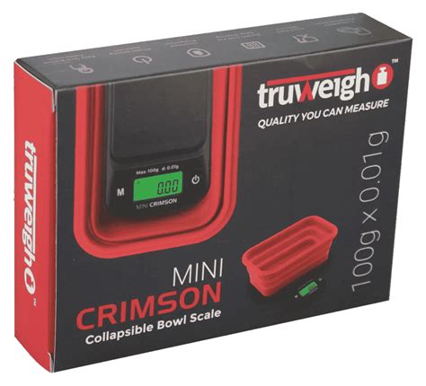 TRUWEIGH MINI CRIMSON 100g X 0 01g ASSORTED Golden Door Wholesale