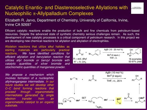 Catalytic Enantio And Diastereoselective Allylations With Nucleophilic