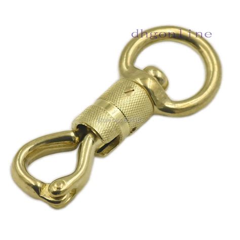 30mm Hinged Brass Panic Screw Horsemanship Replacement Twist Snap For