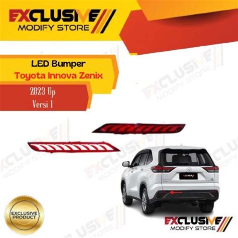 Jual LAMPU REFLECTOR LED BUMPER BELAKANG NEW INNOVA ZENIX 2023 UP VERSI