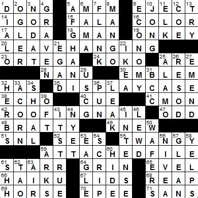 LA Times Crossword Answers 26 Apr 16, Tuesday - LAXCrossword.com