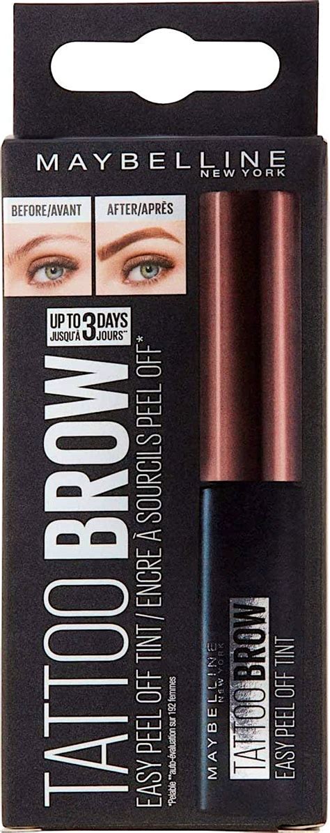 Maybelline Tattoo Brow Easy Peel Off Tint Dark Brown 4 6 G Buy Online At Best Price In Lebanon