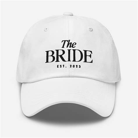 Bride Fashion Hat Bride Bachelorette Hat Bride Baseball Hat Etsy