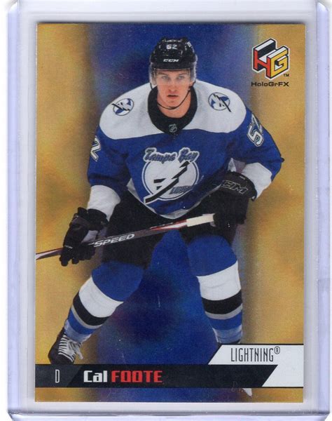 Cal Foote Upper Deck Extended Series Hologrfx Gold Rookie Hg