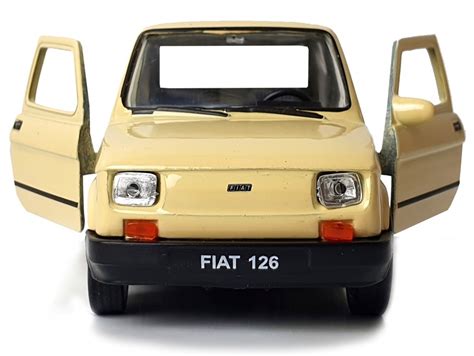 METALOWY FIAT 126p MALUCH Samochód PRL Auto Welly 9026965296