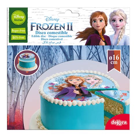 Discos Comestibles Para Tartas Frozen Ii Cm Sin Az Car Dekora