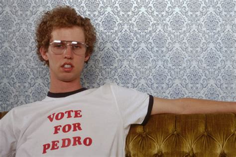 “Vote for Pedro” Shirt from Napoleon Dynamite - Fonts In Use