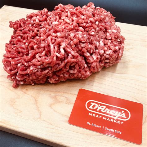 Grass Fed Lean Ground Beef Edmonton And St Albert Butcher Shop Darcys Meat Market