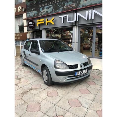 RENAULT CLİO 2 YAN MARŞPİYEL TAKIMI boyalı polyester FK Tuning Shop