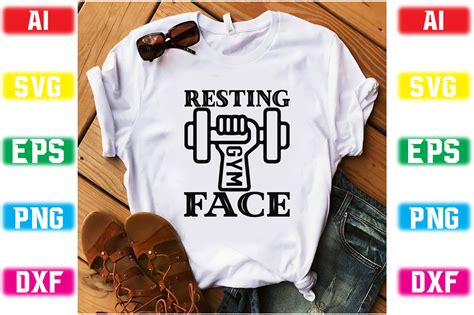 Resting Gym Face Graphic By RS GRAPHIC ZONE Creative Fabrica