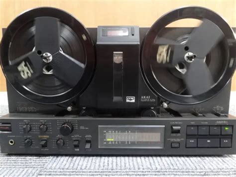 Akai Gx Reel To Reel Tape Deck Pistes Lecteur De Bande Noir Junk