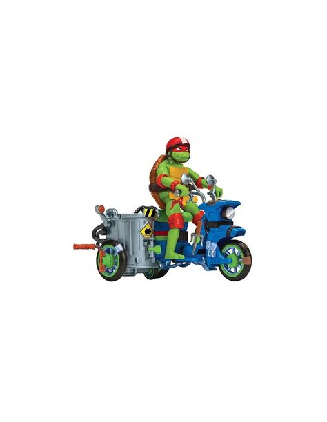 Pixelatoy Battle Cycle With Raphael Teenage Mutant Ninja Turtles Mutant Mayhem Playmates Toys