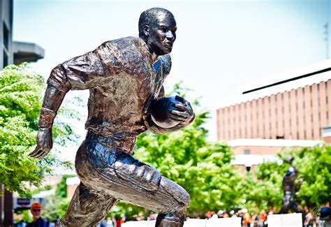 Auburns Heisman Trophy Winner Statues For Pat Sullivan Bo Jackson