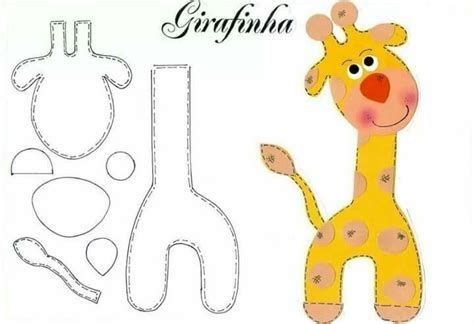 Moldes Para Hacer Jirafas De Fieltro Paso A Paso Artofit Giraffe