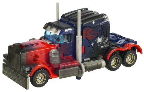 Optimus Prime Battle Damaged Voyager Transformers Toys Tfw