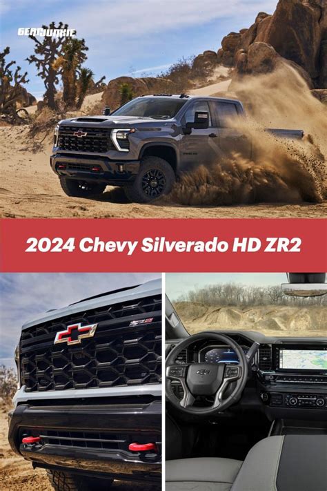 The Chevrolet Silverado Hd Zr Is Shown In Three Different Pictures And