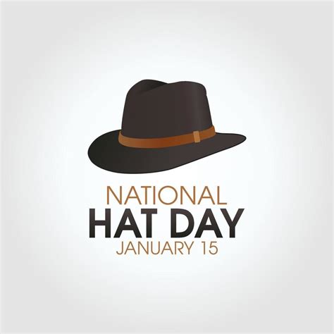 vector graphic of national hat day good for national hat day ...