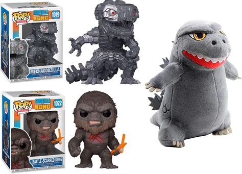 Fight Is Going Down Funko Pop Godzilla Vs Kong Bundle Battle Scarred