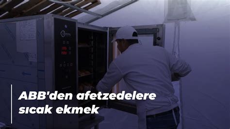 ABBden afetzedelere sıcak ekmek YouTube