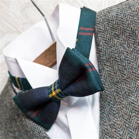 Malcolm Modern Tartan Bow Tie Lochcarron Of Scotland