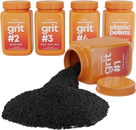 Amazon Dan Darci Rock Tumbler Grit Refill Kit 3 5 Pounds Grits