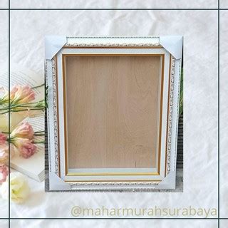 Jual Bingkai Pigura Frame Foto Mahar Pernikahan Murah 12R 30x40 Cm Ukir