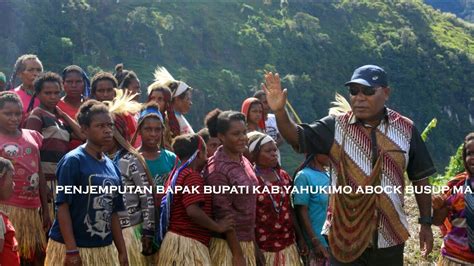 Penjemputan Bapak Abock Busup Dan Ketua Dprd Kabupaten Yahukimo Bapak