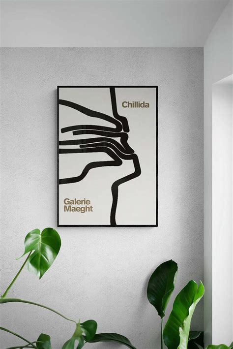 Eduardo Chillida Galerie Maeght Exhibition Poster