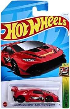 Hot Wheels Lamborghini Huracan LP Super Trofeo HW Exotics Ages And Up By Small CLAP Red
