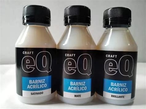 Barniz Y Diluyente 100cc Marca Eq Art Y Craft X 6 Unidades En Venta En