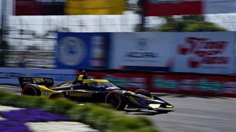 Colton Herta Conquista A Pole Da Indy Em Long Beach