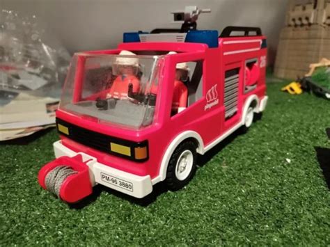 Playmobil Camion De Pompier Quipements Complet Tbe Fireman