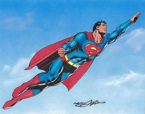 Neal Adams Superman Color Illustration Comic Art | Superhéroes ...